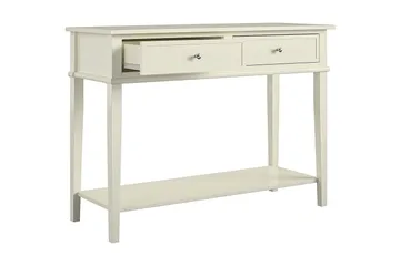Franklin Konsollbord 104 cm Vit - Dorel Home - Products - Möbler - Bord & matgrupp - Avlastningsbord & sidobord - Konsolbord & hallbord