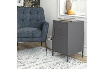 Franklin Sidobord 38x40 cm Grå - Dorel Home - Products - Möbler - Bord & matgrupp - Avlastningsbord & sidobord - Brickbord & småbord