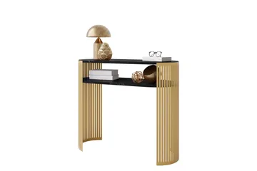 Friend Konsollbord 100 cm - Guld/Svart - Products - Möbler - Bord & matgrupp - Avlastningsbord & sidobord - Konsolbord & hallbord