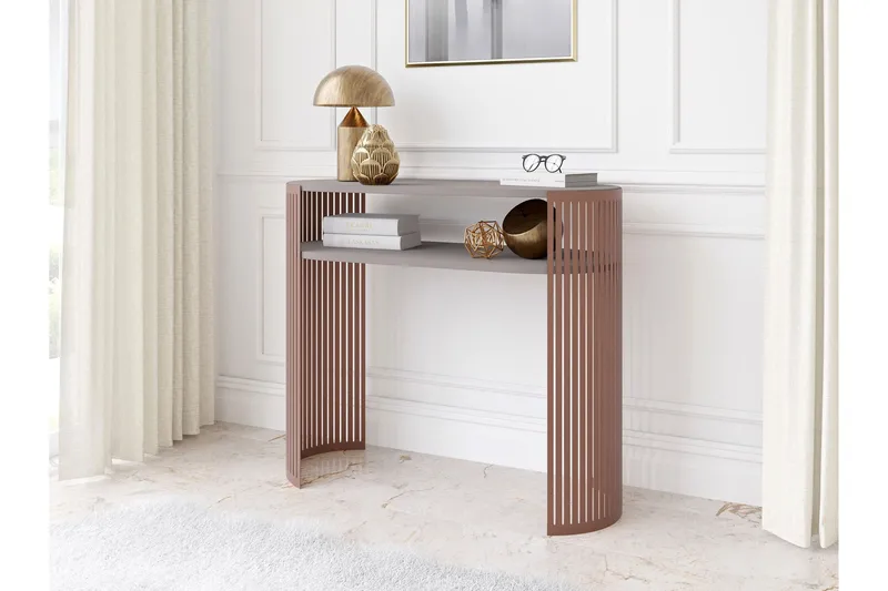 Friend Konsollbord 100 cm - Rosa/Grå - Products - Möbler - Bord & matgrupp - Avlastningsbord & sidobord - Konsolbord & hallbord