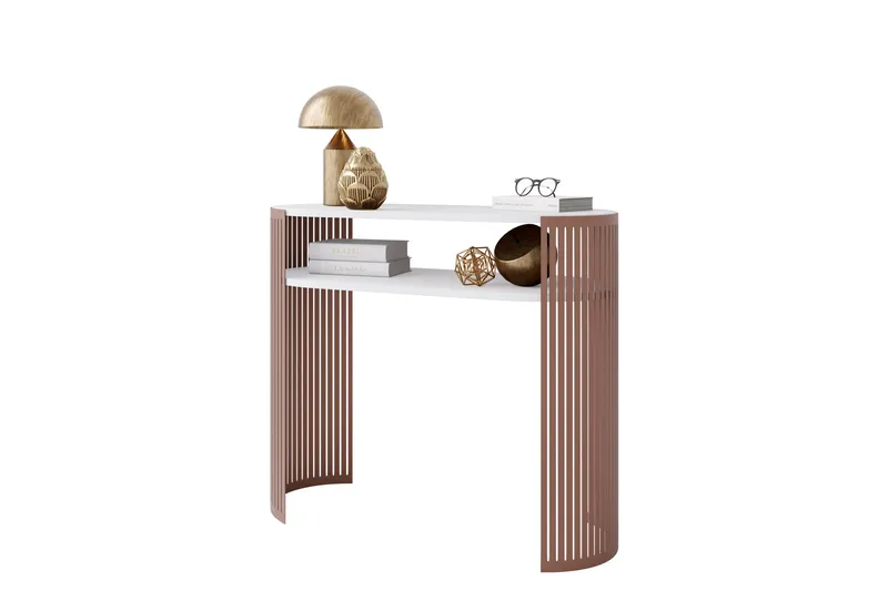 Friend Konsollbord 100 cm - Rosa/Vit - Products - Möbler - Bord & matgrupp - Avlastningsbord & sidobord - Konsolbord & hallbord