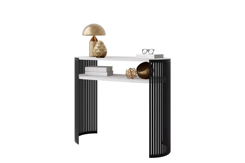 Friend Konsollbord 100 cm - Svart/Vit - Products - Möbler - Bord & matgrupp - Avlastningsbord & sidobord - Konsolbord & hallbord