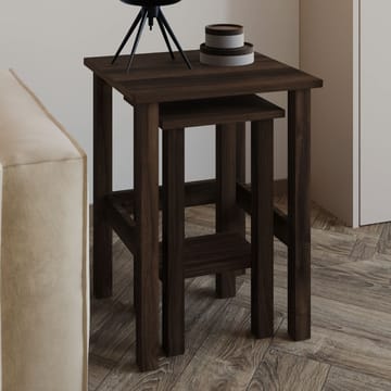 Ginallie Sidobord set 45x60 cm - Valnöt - Products - Möbler - Bord & matgrupp - Avlastningsbord & sidobord - Brickbord & småbord