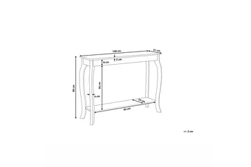 Hartford Konsolbord 100 cm - Vit - Products - Möbler - Bord & matgrupp - Avlastningsbord & sidobord - Konsolbord & hallbord