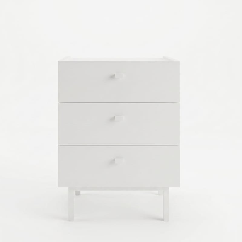 Kamulu Sängbord 47,9x63,5x36,8 cm, Vit