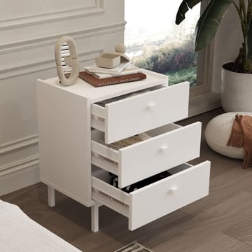 Kamulu Sängbord 47,9x63,5x36,8 cm - Vit - Products - Möbler - Bord & matgrupp - Avlastningsbord & sidobord - Sängbord & nattduksbord