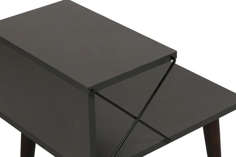 Kaysie Sängbord 50 cm - Antracit - Products - Möbler - Bord & matgrupp - Avlastningsbord & sidobord - Sängbord & nattduksbord