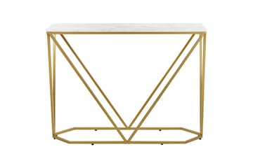 Konsolbord Hazen Vitt, guld - Vitt, guld - Products - Möbler - Bord & matgrupp - Avlastningsbord & sidobord - Konsolbord & hallbord