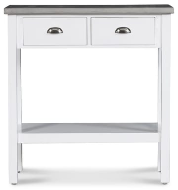 Konsolbord vitt med cement topp - Hugo - vit med cement topp - Products - Möbler - Bord & matgrupp - Avlastningsbord & sidobord - Konsolbord & hallbord