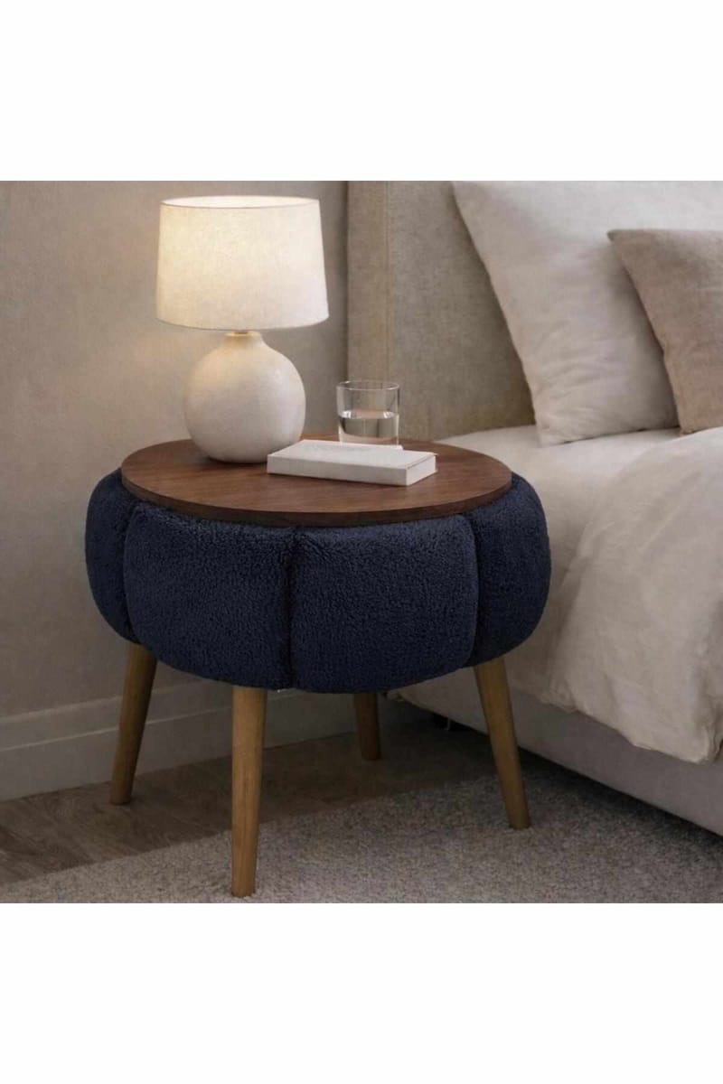 Kundu Sidobord Rund 45 cm Bubblig - Products - Möbler - Bord & matgrupp - Avlastningsbord & sidobord - Lampbord & sidobord