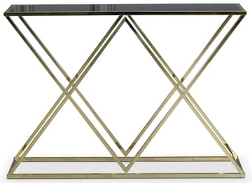 Maine konsolbord i mässing med tonat glas 107 x 30,5 cm - Mässing - Products - Möbler - Bord & matgrupp - Avlastningsbord & sidobord - Konsolbord & hallbord
