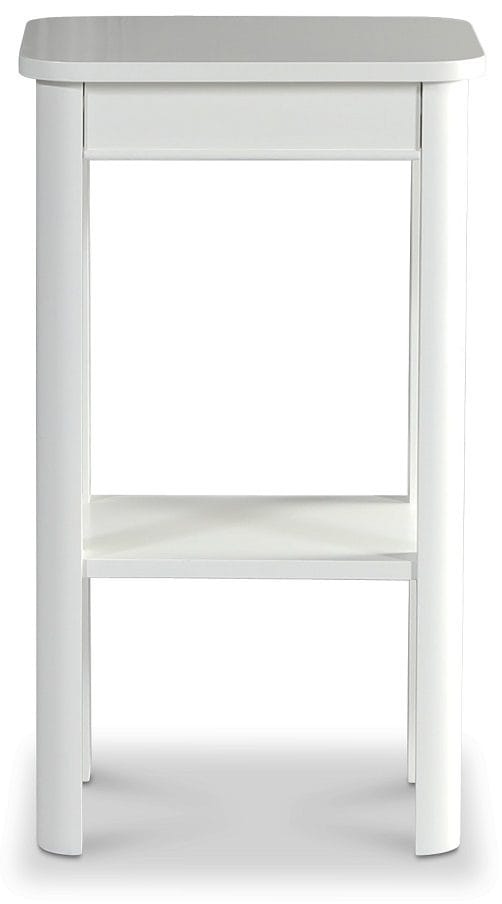 Marstrand sängbord med låda - Vit - Vit - Products - Möbler - Bord & matgrupp - Avlastningsbord & sidobord - Sängbord & nattduksbord