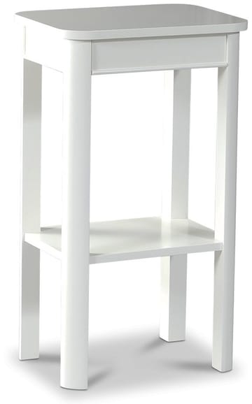 Marstrand sängbord med låda - Vit - Vit - Products - Möbler - Bord & matgrupp - Avlastningsbord & sidobord - Sängbord & nattduksbord