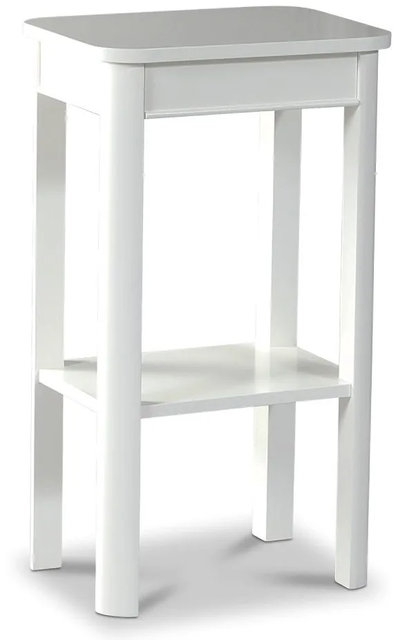 Marstrand sängbord med låda - Vit - Vit - Products - Möbler - Bord & matgrupp - Avlastningsbord & sidobord - Sängbord & nattduksbord