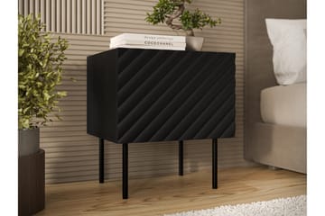 Munkedal Sängbord 47 cm - Svart - Products - Möbler - Bord & matgrupp - Avlastningsbord & sidobord - Sängbord & nattduksbord