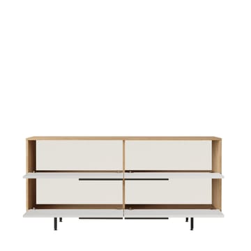 Nilena Konsol 160x74,3x44,5 cm - Ek och vitt - Products - Möbler - Bord & matgrupp - Avlastningsbord & sidobord - Konsolbord & hallbord