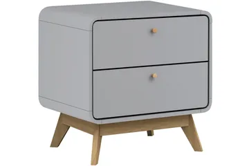 Olivet Sängbord 51 cm - Grå - Products - Möbler - Bord & matgrupp - Avlastningsbord & sidobord - Sängbord & nattduksbord