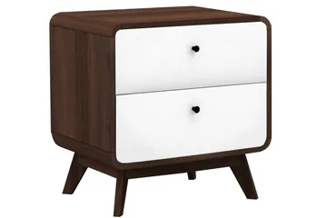 Olivet Sängbord 51 cm - Vit - Products - Möbler - Bord & matgrupp - Avlastningsbord & sidobord - Sängbord & nattduksbord