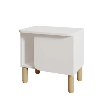 Relento Nattduksbord 50x48,6x30 cm - Vit - Products - Möbler - Bord & matgrupp - Avlastningsbord & sidobord - Sängbord & nattduksbord