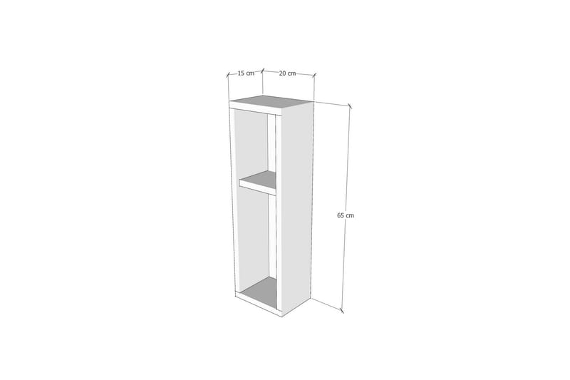 Ressaca Sängbord 20x65 cm - Natur - Products - Möbler - Bord & matgrupp - Avlastningsbord & sidobord - Sängbord & nattduksbord