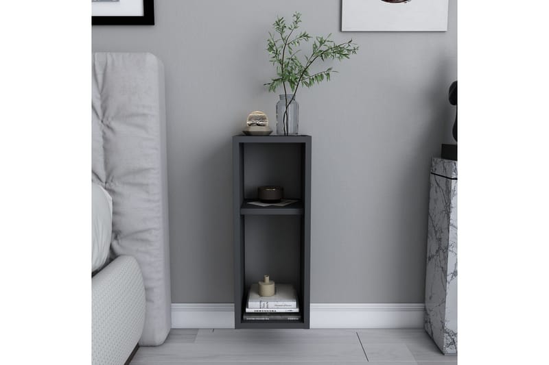 Rinorea Sängbord 23,2x59,6 cm - Antracit - Products - Möbler - Bord & matgrupp - Avlastningsbord & sidobord - Sängbord & nattduksbord