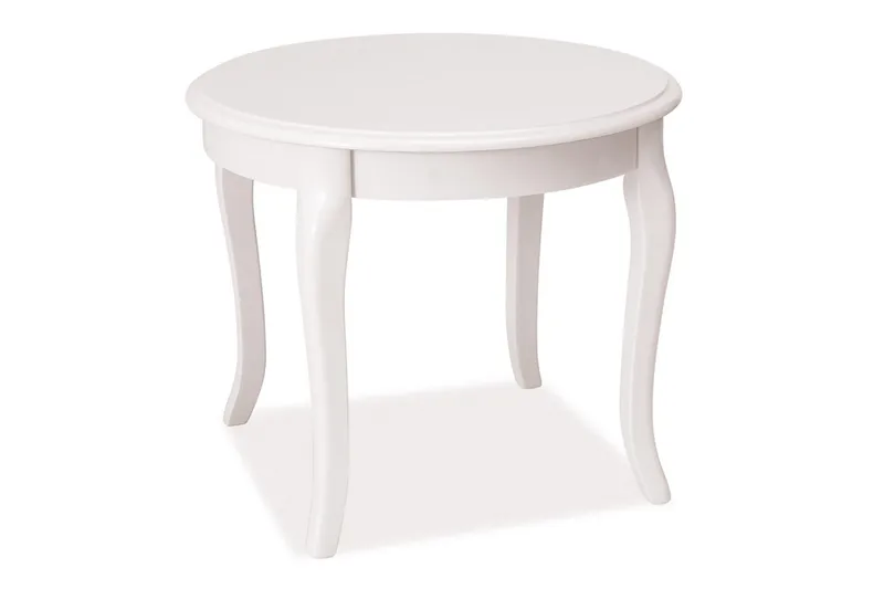 Royalin Sidobord 60 cm Runt, Vit