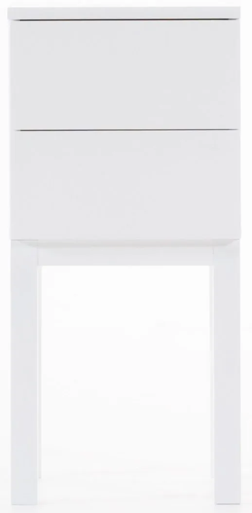 Sängbord Österlen med Lådor - Vit - Products - Möbler - Bord & matgrupp - Avlastningsbord & sidobord - Sängbord & nattduksbord