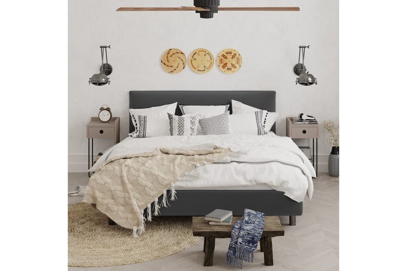 Sängbord 30 cm Höger - Ljusbrun - Products - Möbler - Bord & matgrupp - Avlastningsbord & sidobord - Sängbord & nattduksbord