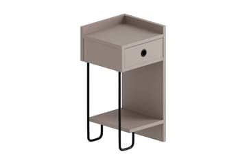 Sängbord 30 cm Höger - Ljusbrun - Products - Möbler - Bord & matgrupp - Avlastningsbord & sidobord - Sängbord & nattduksbord