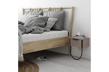 Sängbord 33 cm - Ljusbrun - Products - Möbler - Bord & matgrupp - Avlastningsbord & sidobord - Sängbord & nattduksbord