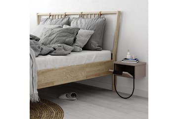 Sängbord 33 cm - Ljusbrun - Products - Möbler - Bord & matgrupp - Avlastningsbord & sidobord - Sängbord & nattduksbord