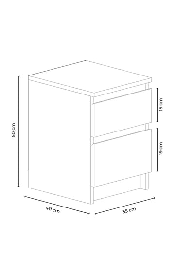 Ferin Sängbord - Products - Möbler - Bord & matgrupp - Avlastningsbord & sidobord - Sängbord & nattduksbord