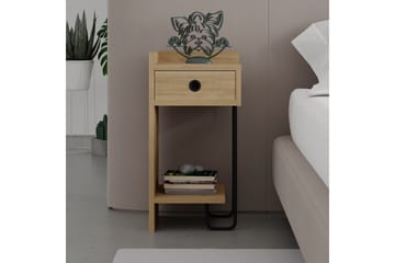 Sirius Sängbord 32x30 cm Ljusbrun - Hanah Home - Products - Möbler - Bord & matgrupp - Avlastningsbord & sidobord - Sängbord & nattduksbord