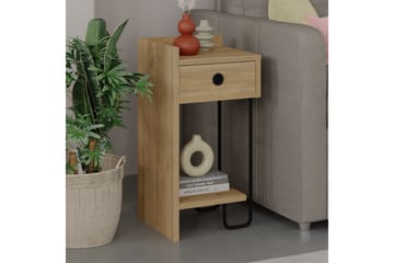 Sirius Sängbord 32x30 cm Ljusbrun - Hanah Home - Products - Möbler - Bord & matgrupp - Avlastningsbord & sidobord - Sängbord & nattduksbord