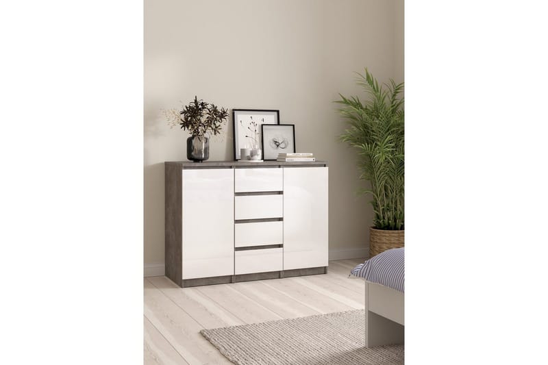 Salomns Sidobord 121 cm - Vit - Products - Möbler - Bord & matgrupp - Avlastningsbord & sidobord - Brickbord & småbord