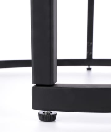 Satsbord valnöt/svart Ø43/53 cm - Tore - Valnöt/svart - Products - Möbler - Bord & matgrupp - Avlastningsbord & sidobord - Satsbord