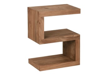 Sido bord Wohnling Massivt trä, S-kub, lantlig stil Akacia - Akacia - Products - Möbler - Bord & matgrupp - Avlastningsbord & sidobord - Brickbord & småbord