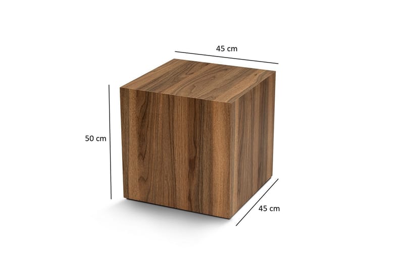 Sidobord & lampbord Elnor Sidobord 45 cm Valnöt - Products - Möbler - Bord & matgrupp - Avlastningsbord & sidobord - Brickbord & småbord