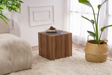 Sidobord & lampbord Elnor Sidobord 45 cm Valnöt - Products - Möbler - Bord & matgrupp - Avlastningsbord & sidobord - Brickbord & småbord