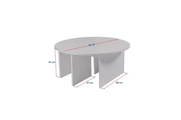 Soffbord Haruya Valnöt - Valnöt - Products - Möbler - Bord & matgrupp - Avlastningsbord & sidobord - Satsbord