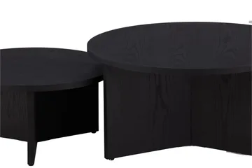 Soffbordset Saltö 2st Runda 85 cm/65 cm - Svart - Products - Möbler - Bord & matgrupp - Avlastningsbord & sidobord - Satsbord
