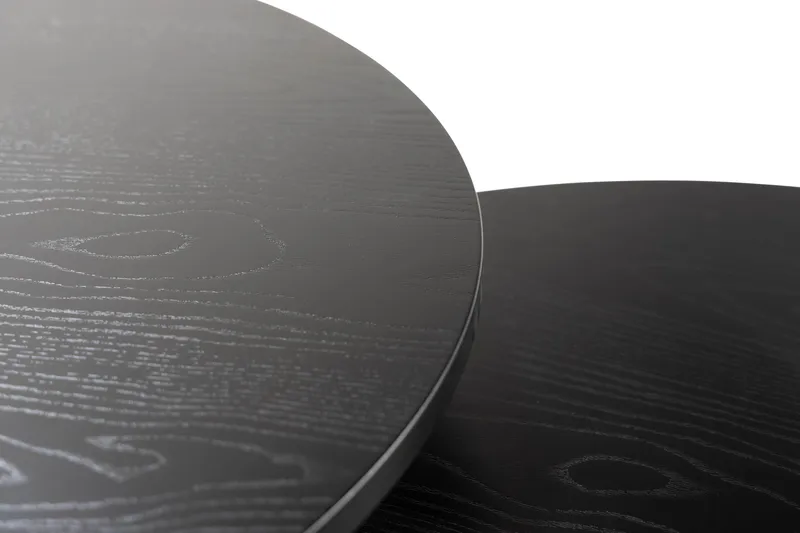 Thyra Satsbord Runt Soffbord - Svart - Products - Möbler - Bord & matgrupp - Avlastningsbord & sidobord - Satsbord