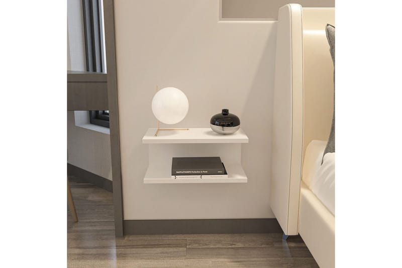 Torvic Sängbord 45 cm - Vit - Products - Möbler - Bord & matgrupp - Avlastningsbord & sidobord - Sängbord & nattduksbord