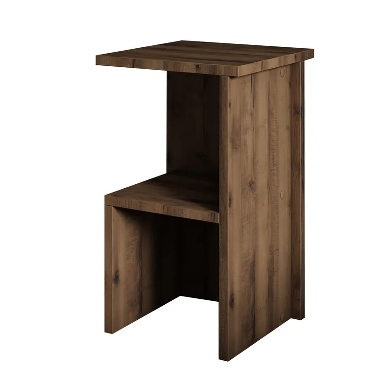 Tunel Nattduksbord 29,6x50x29,6 cm - antik valnöt - Products - Möbler - Bord & matgrupp - Avlastningsbord & sidobord - Sängbord & nattduksbord