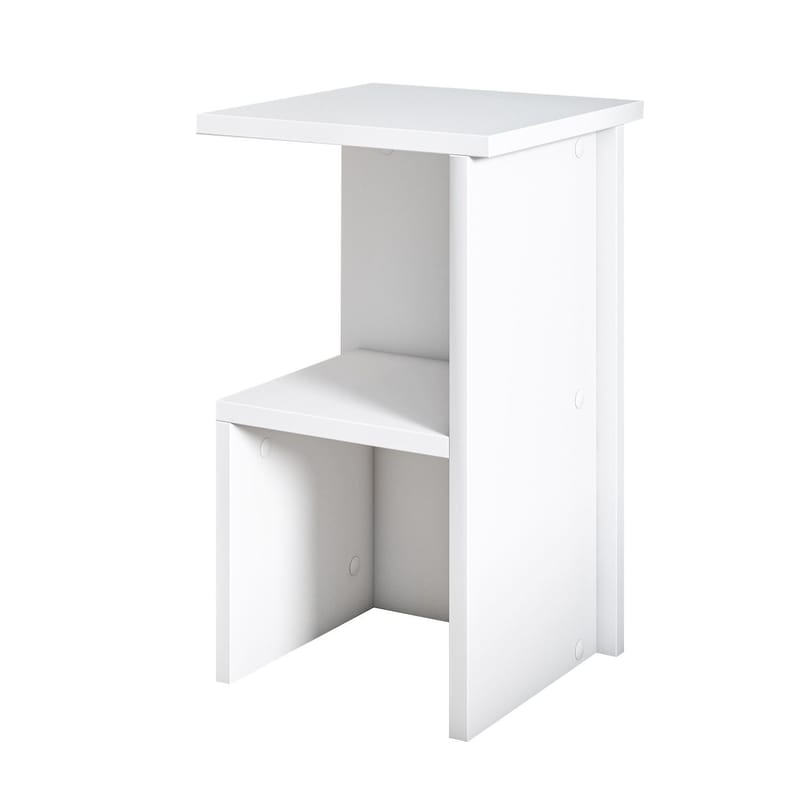 Tunel Nattduksbord 29,6x50x29,6 cm - Vit - Products - Möbler - Bord & matgrupp - Avlastningsbord & sidobord - Sängbord & nattduksbord
