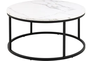 Belgrat Soffbord 80 cm Rund - Vit - Products - Möbler - Bord & matgrupp - Soffbord