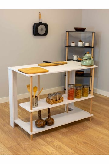 Belvo Köksö 120x89,5x60 cm - Vit - Products - Möbler - Bord & matgrupp - Barbord & ståbord