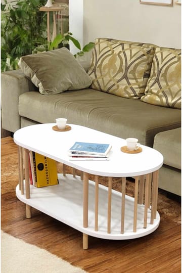 Belvo Soffbord 90x43x45 cm - Vit - Products - Möbler - Bord & matgrupp - Soffbord