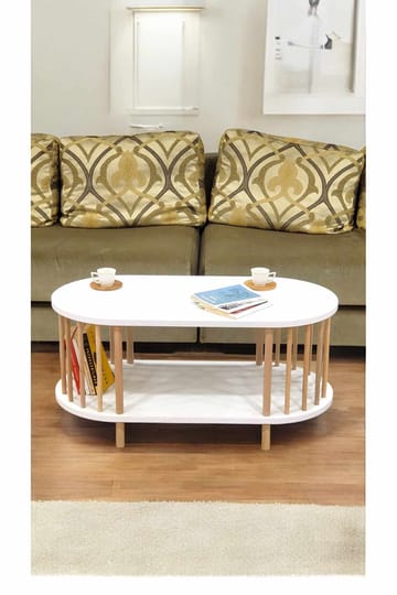 Belvo Soffbord 90x43x45 cm - Vit - Products - Möbler - Bord & matgrupp - Soffbord