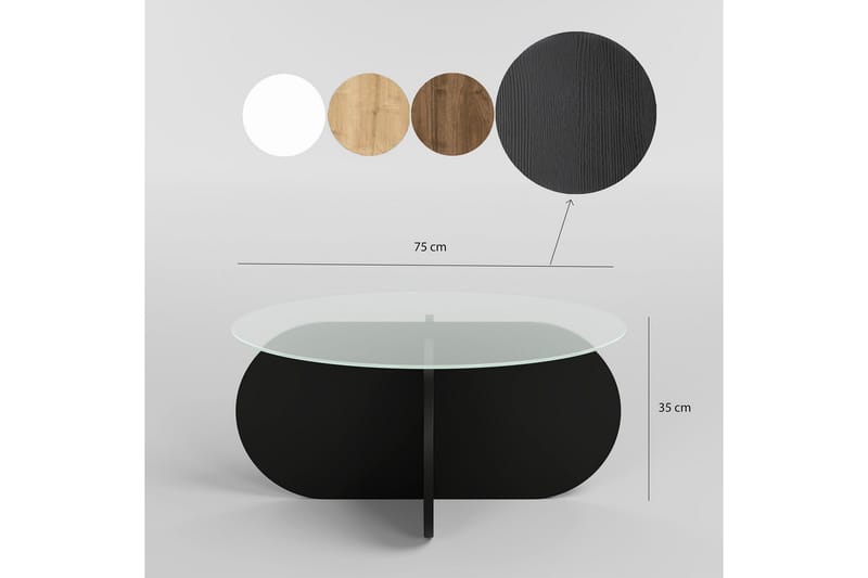 Bengul Soffbord 70 cm - Svart - Products - Möbler - Bord & matgrupp - Soffbord